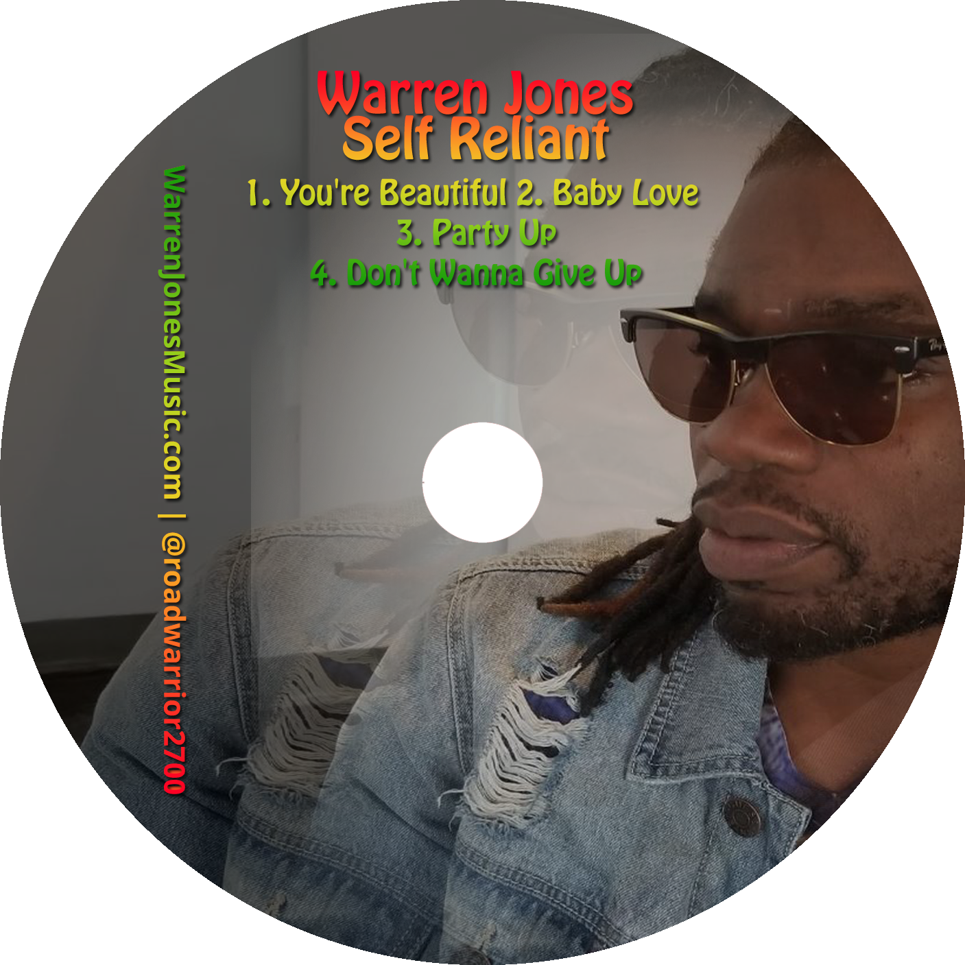 Warren Jones- Self Reliant- CD Cover Artwork - 2020
