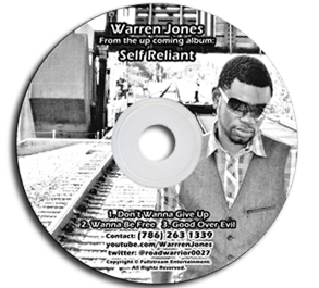 Warren Jones- Self Reliant- Demo CD Cover Artwork