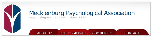 Mecklenburg Psychological Association, Supporting Mental Health Since 1960...